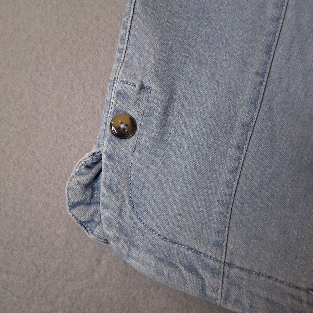 Intro Love The Fit Capri Pants Crop Size 4P Denim Stretch Legging Pullon Boho - Picture 8 of 13
